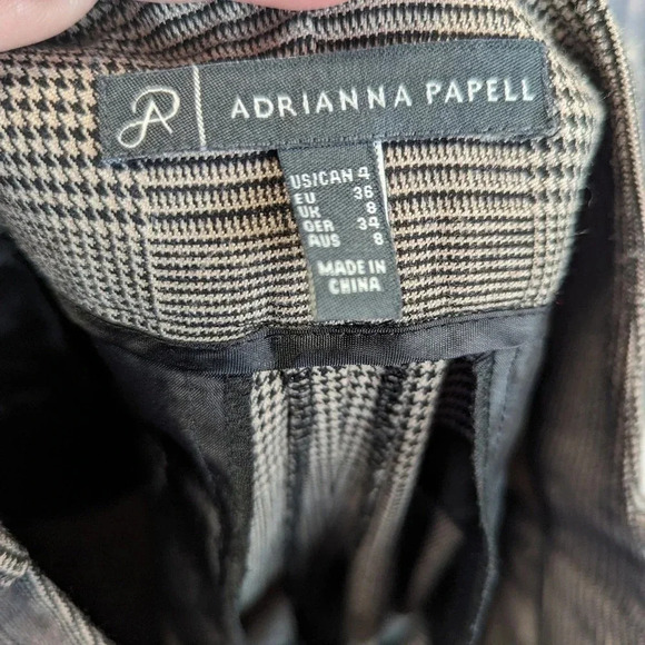 Adrianna Papell Houndstooth Trousers - 4 - Picture 5 of 5